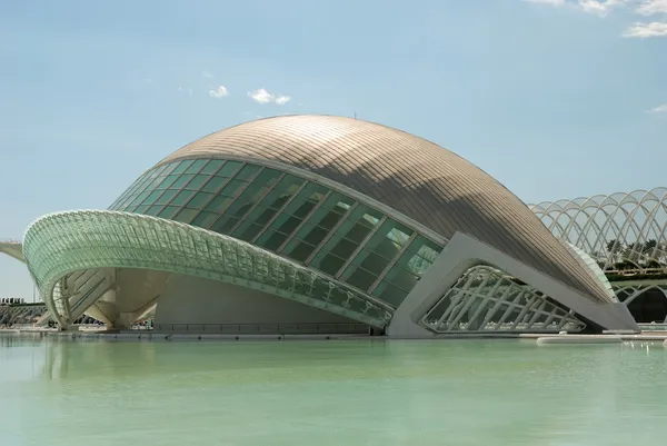 Stadt der Künste und Wissenschaften in Valencia, Spanien — Stockfoto