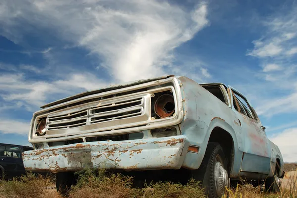 Verlaten Amerikaanse pickup-truck — Stockfoto