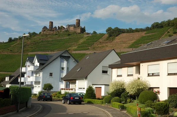 Straße in einem kleinen deutschen Dorf — Stockfoto