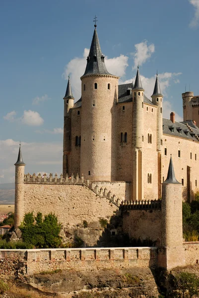 Der berühmte alcazar von segovia, spanien — Stockfoto