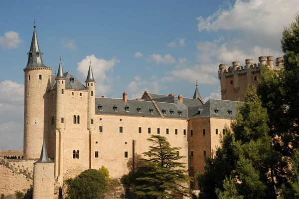 Il famoso Alcazar a Segovia, Spagna — Foto Stock