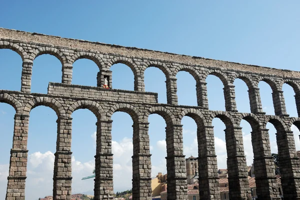 Római vízvezeték Segovia, Spanyolország — Stock Fotó
