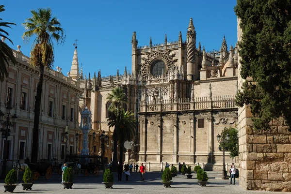Katedral saint Mary görmek, sevilla, İspanya — Stok fotoğraf