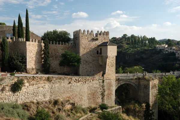 Starożytnych murów w toledo, Hiszpania — Zdjęcie stockowe