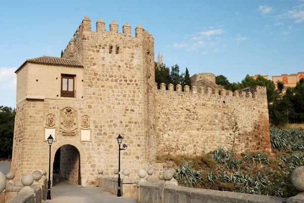 Starobylé město stěnu toledo, Španělsko — Stock fotografie