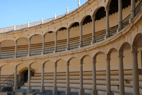 Ronda, İspanya arenada boğa güreşi — Stok fotoğraf