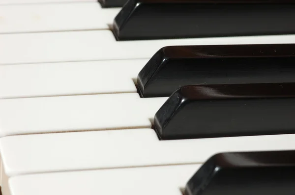 Piano toetsen — Stockfoto