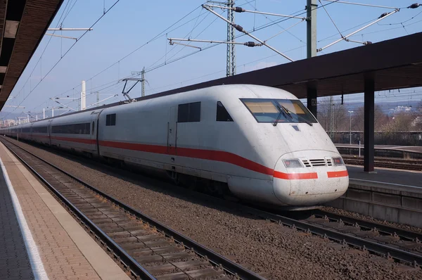 Trem rápido alemão Inter City Express (ICE ) — Fotografia de Stock