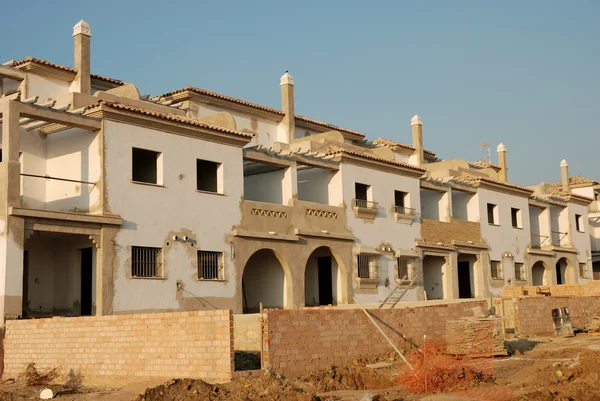 Residential houses construction site — Stock Photo, Image