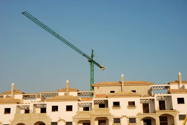 Residential houses construction site — Stock Photo, Image