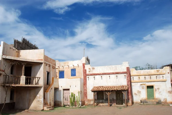 Villaggio pueblo bianco — Foto Stock