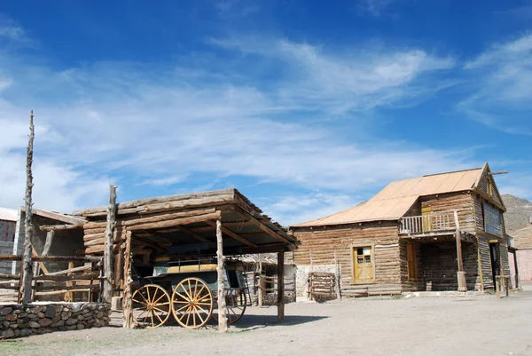 Scenery in an American western town — Stock Photo, Image