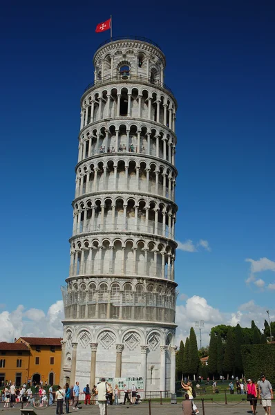 Eğik Pisa Kulesi, İtalya — Stok fotoğraf