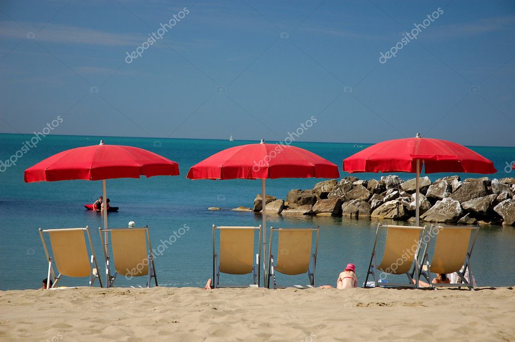 Beach in Marina di Pisa, Italy Stock Photo by ©philipus 32032955