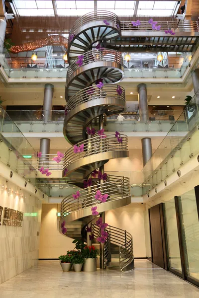 Spiral staircase in Shanghai, China — Stock Photo, Image