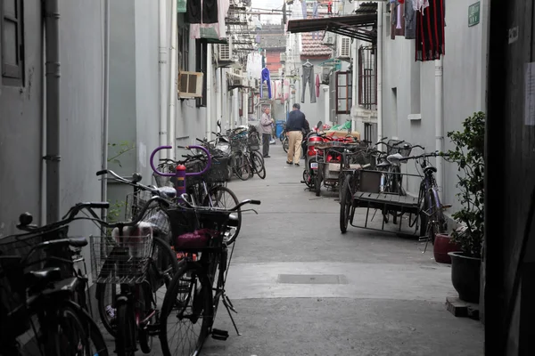 Вулиці у Старому місті Шанхай, Китай — стокове фото