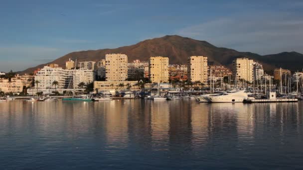 Marina Estepona, İspanya — Stok video