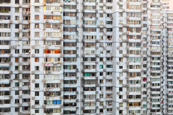 Bostads-byggnad fasad i shanghai, Kina — Stockfoto