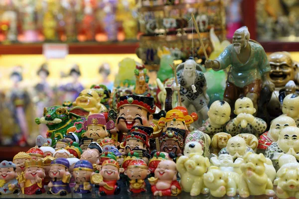 Figurines miniatures chinoises traditionnelles à Shanghai, Chine — Photo