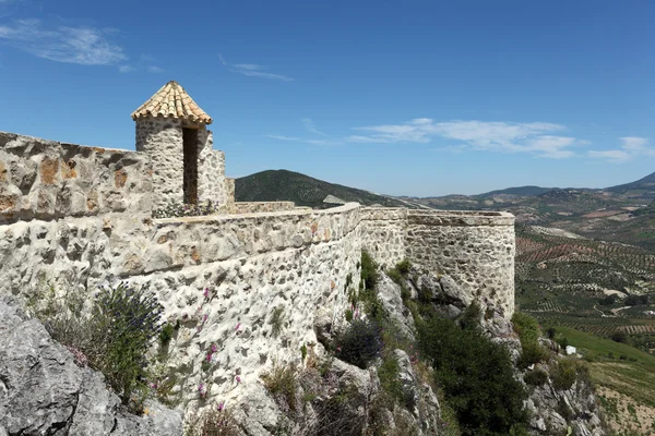 Castello arabo di Olvera, Andalusia, Spagna — Foto Stock