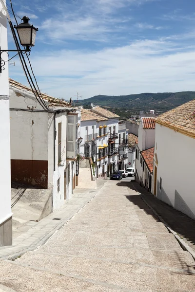 Straat in de oude stad olvera, Andalusië, Spanje — Stockfoto