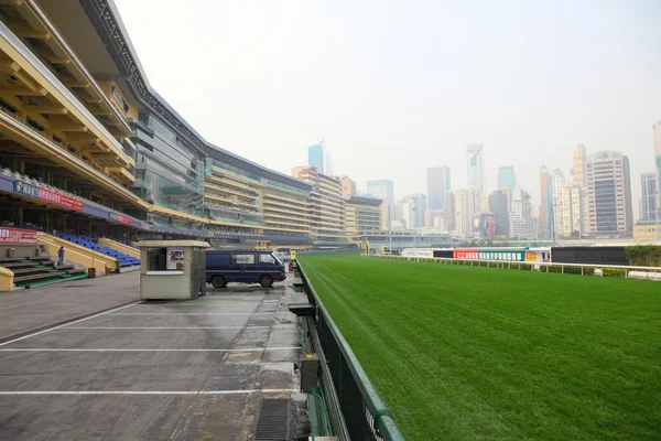 Happy Valley Racecourse em Hong Kong, China — Fotografia de Stock