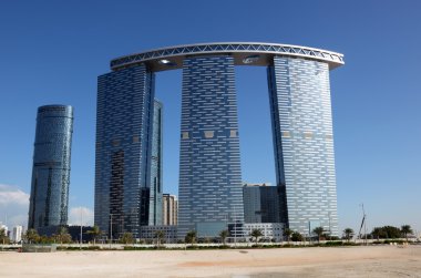 The Gate Towers on Al Reem Island in Abu Dhabi, United Arab Emirates clipart