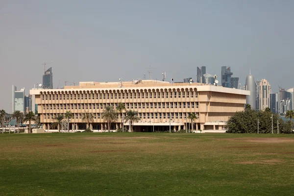 Het ministerie van binnenlandse zaken in doha, qatar, Midden-Oosten — Stockfoto