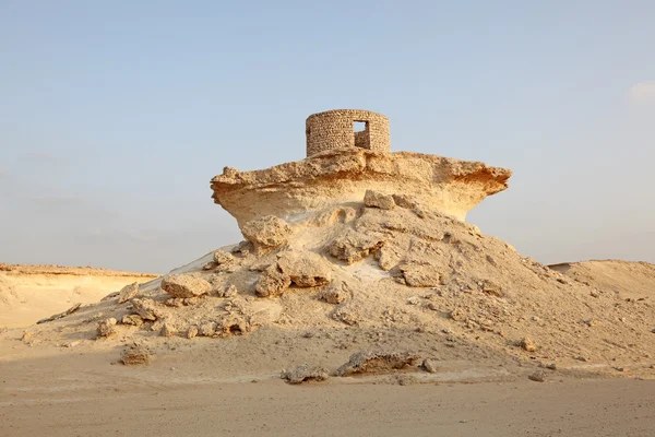 A közel-keleten a Katari sivatagban Fort — Stock Fotó