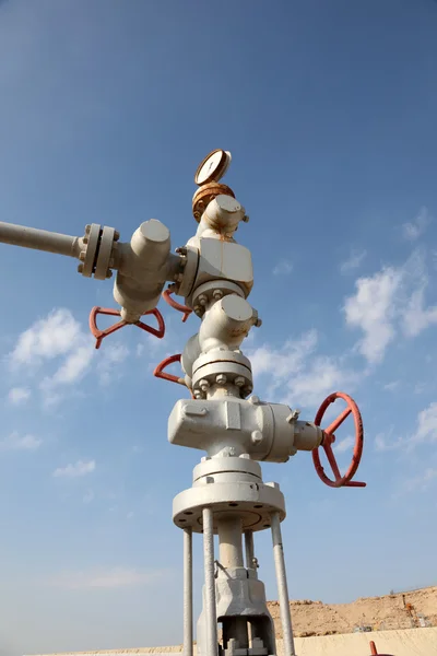 Old oil pipe in Bahrain. Middle East — Stock Photo, Image