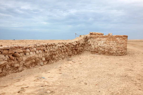 Archäologische Stätte in al zubarah. Katar, Naher Osten — Stockfoto