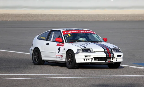 Honda CRX racing at the BIC 2000cc Challenge in Bahrain, Middle East — Stock Photo, Image