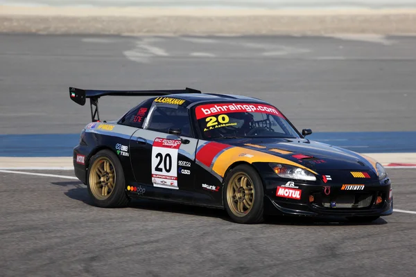 Honda S2000 in gara al BIC 2000cc Challenge in Bahrain, Medio Oriente — Foto Stock