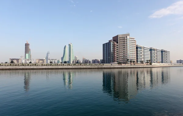 Marina w manama, Bahrajn, Bliski Wschód — Zdjęcie stockowe