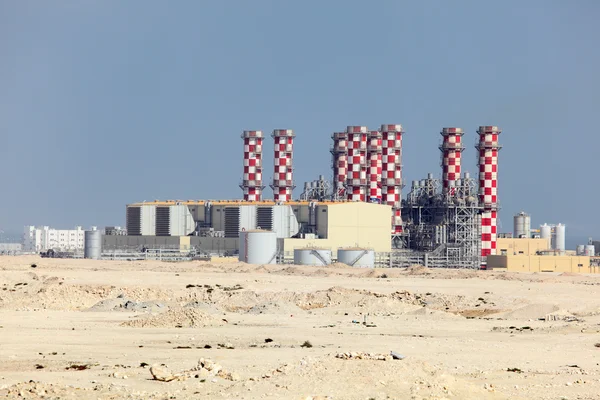 Centrale elettrica in Bahrein, Medio Oriente — Foto Stock