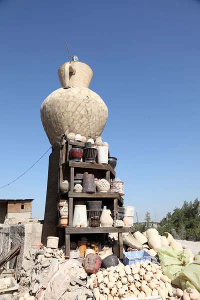 Poterie traditionnelle A'ali à Bahreïn, Moyen-Orient — Photo