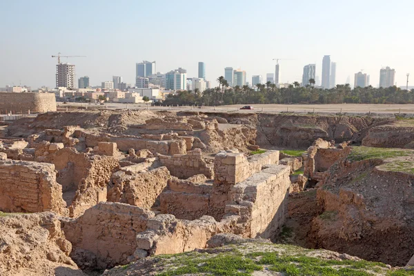 Qal'at al-Bahrain Site Museum (Fort of Bahrain) in Manama, Bahrain, Middle East — Stock Photo, Image