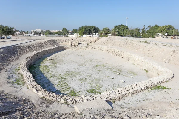 Sitio arqueológico del templo de Barbar en Bahréin, Oriente Medio — Foto de Stock