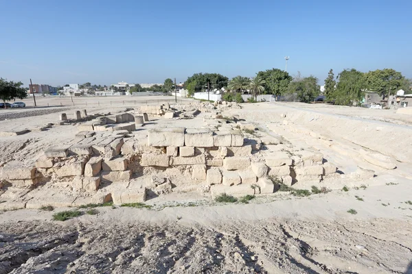 Sitio arqueológico del templo de Barbar en Bahréin, Oriente Medio — Foto de Stock