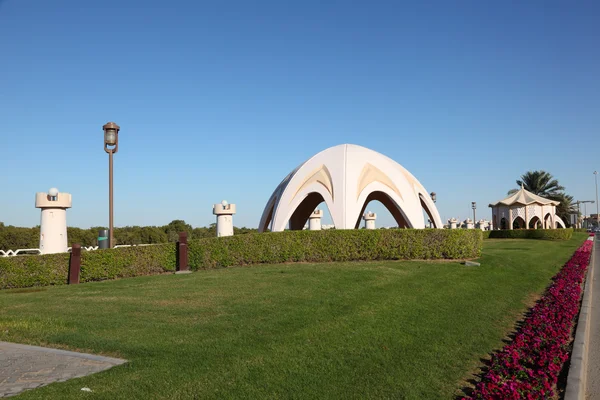 Corniche a Abu Dhabi, Emirati Arabi Uniti — Foto Stock