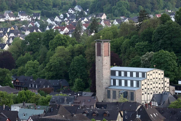 Kilisede kasaba dillenburg, Hessen, Almanya — Stok fotoğraf