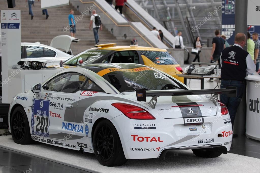 LEIPZIG, GERMANY - JUNE 1: Peugeot RCZ sports car at the AMI - Auto ... LEIPZIG, GERMANY - JUNE 1: Peugeot RCZ sports car at the AMI - Auto ...