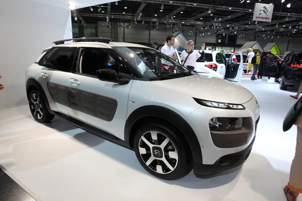 LEIPZIG, GERMANY - JUNE 1: New Citroen C4 Cactus at the AMI - Auto Mobile International Trade Fair on June 1st, 2014 in Leipzig, Saxony, Germany — Stock Photo, Image