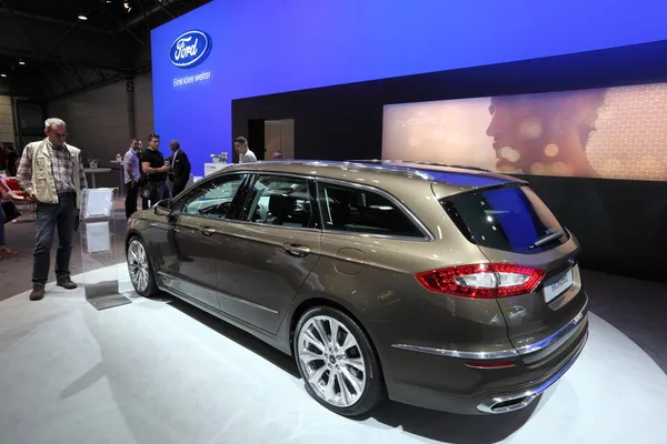 New Ford Mondeo Vignale at the AMI - Auto Mobile International Trade Fair on June 1st, 2014 in Leipzig, Saxony, Germany — Stock Photo, Image