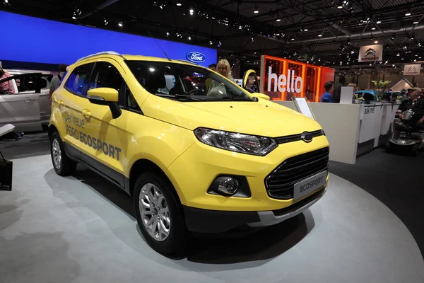 New Ford Ecosport at the AMI - Auto Mobile International Trade Fair on June 1st, 2014 in Leipzig, Saxony, Germany — Stock Photo, Image