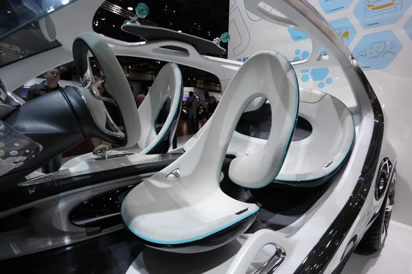 Fourjoy elegancki futurystyczny samochód koncepcyjny w ami - auto mobile międzynarodowe targi na 1 czerwca 2014 roku w Lipsku, Saksonia, Niemcy — Zdjęcie stockowe