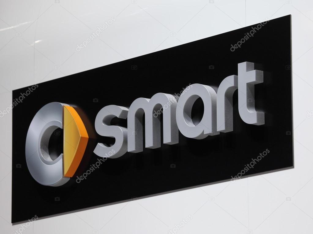 SMART Logo at the AMI - Auto Mobile International Trade Fair on June 1st, 2014 in Leipzig, Germany