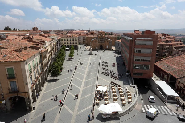 Plaza de santa teresa σε avila, castilla y leon, Ισπανία — Φωτογραφία Αρχείου
