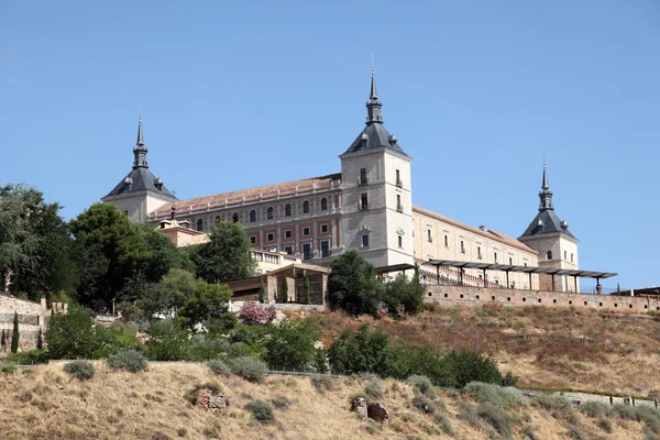 Alcazar toledo, Kastilie-la mancha, Španělsko — Stock fotografie