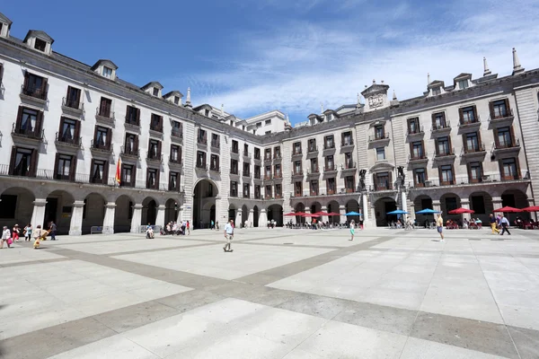 Plaza Porticada en la ciudad de Santander, Cantabria —  Fotos de Stock